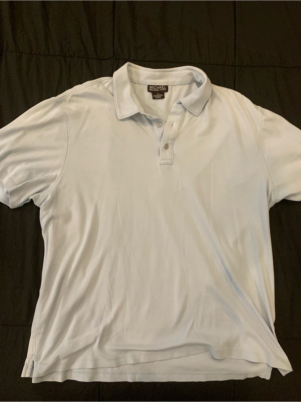 Michael Kors Men's Pale Blue Polo Shirt